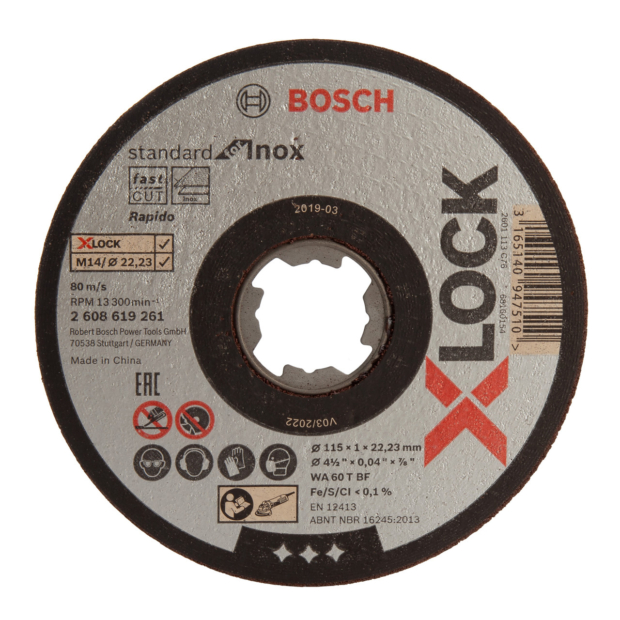Bosch Trennscheibe gerade X-Lock 115x1mm