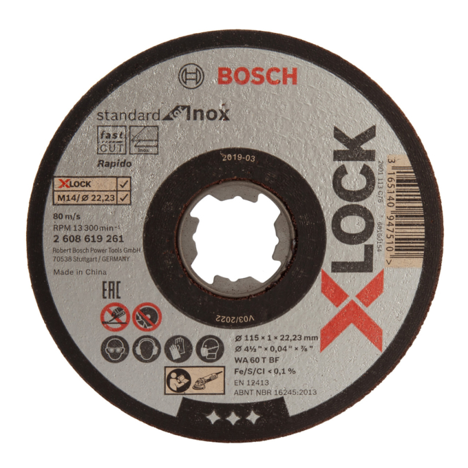 Bosch Trennscheibe gerade X-Lock 115x1mm