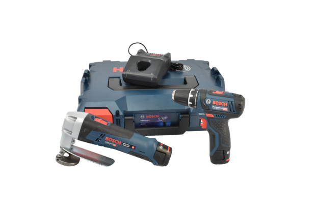 Bosch GSR 12V-15 + GSC 12V-13 accuset 12V 2.0 Ah