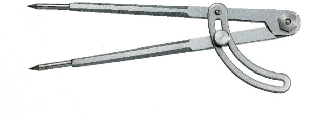 Bogenzirkel mit auswechselbaren Spitzen 250 mm