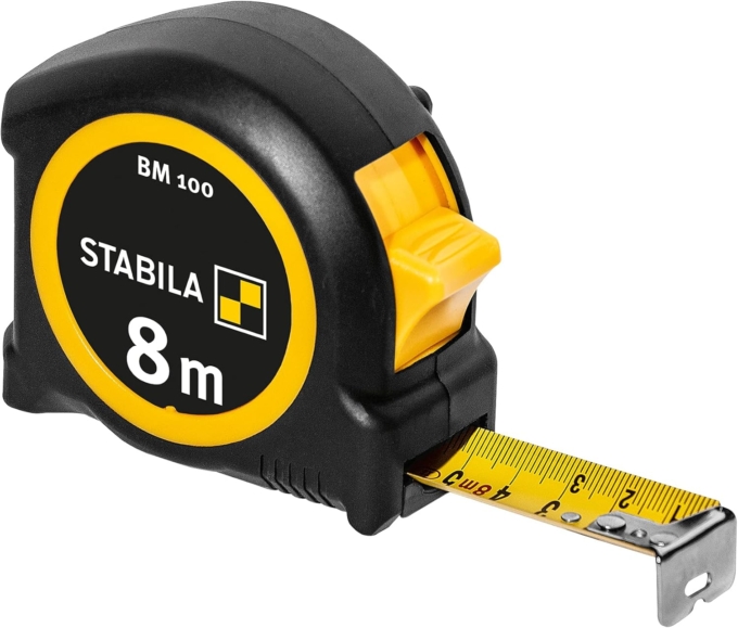 Stabila Taschenbandmaß Type BM 100 8 m