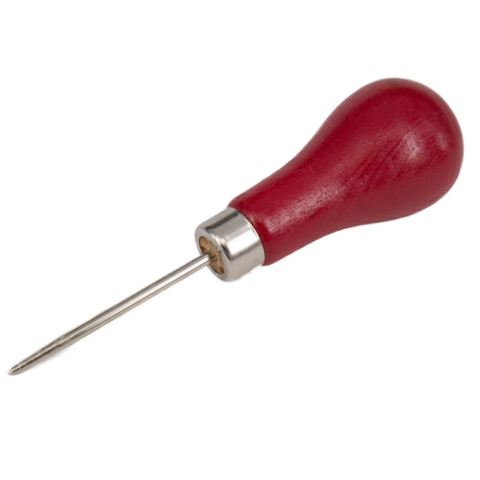 Reißnadel Holzheft rot in 3x50 mm