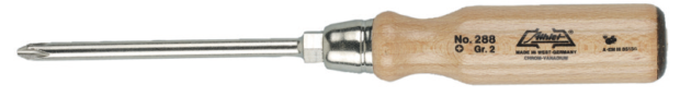 Križni izvijač Lesen ročaj PH3x150 mm