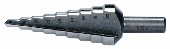 Hundt HSS- Stufenbohrer mit 3-Flächenanschliff Ø 4-30 mm