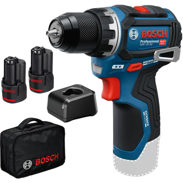Bosch GSR 12 V-32 Akku-Bohrschrauber 2,0 Ah